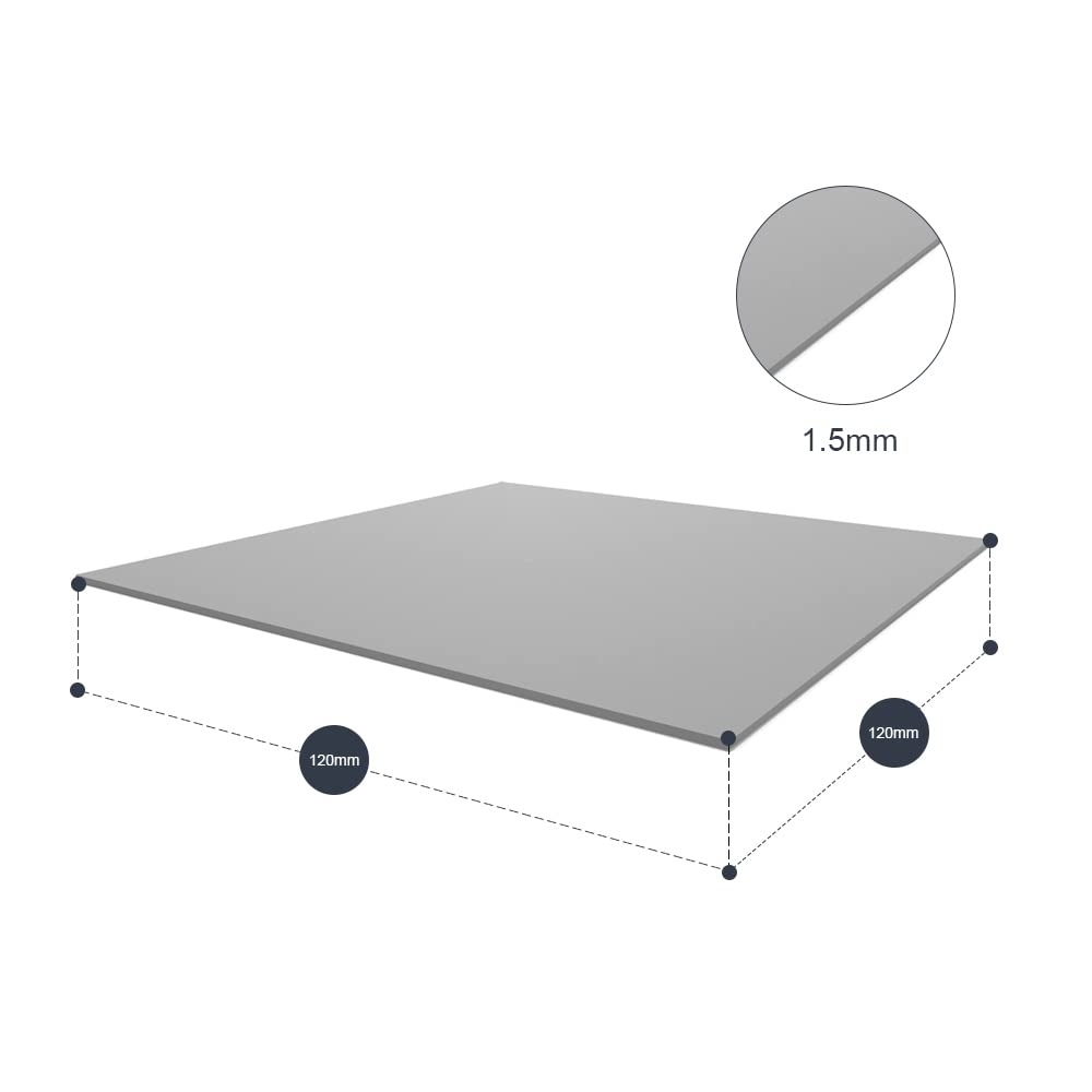 Thermal Pads 120x120x1.5 mm 12.8W/mK Silicone Pad Pack of 2 J518574