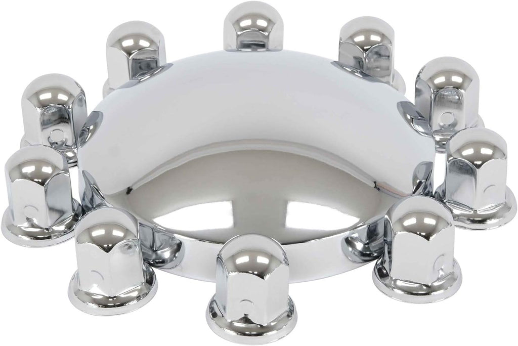 Steel Chrome Hub Caps and Lug Nut Covers D782