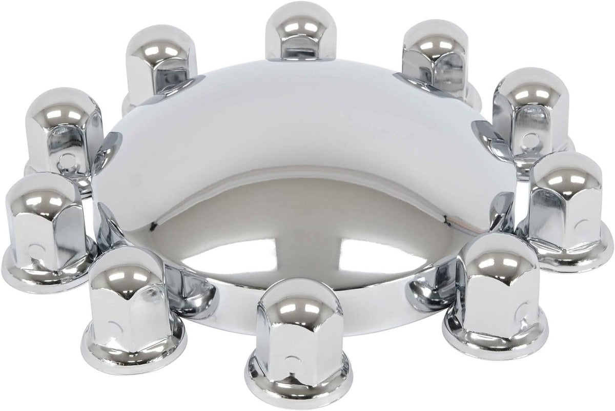 Steel Chrome Hub Caps and Lug Nut Covers D782