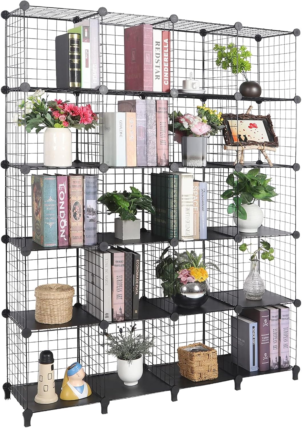20 Cube Wire Storage Organizer Shelves M5579