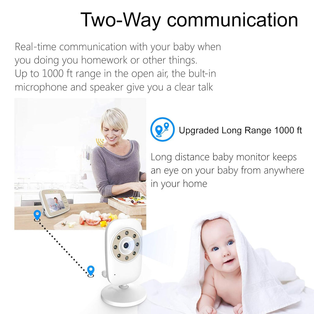 3.2 Video Baby Monitor with Camera A4692
