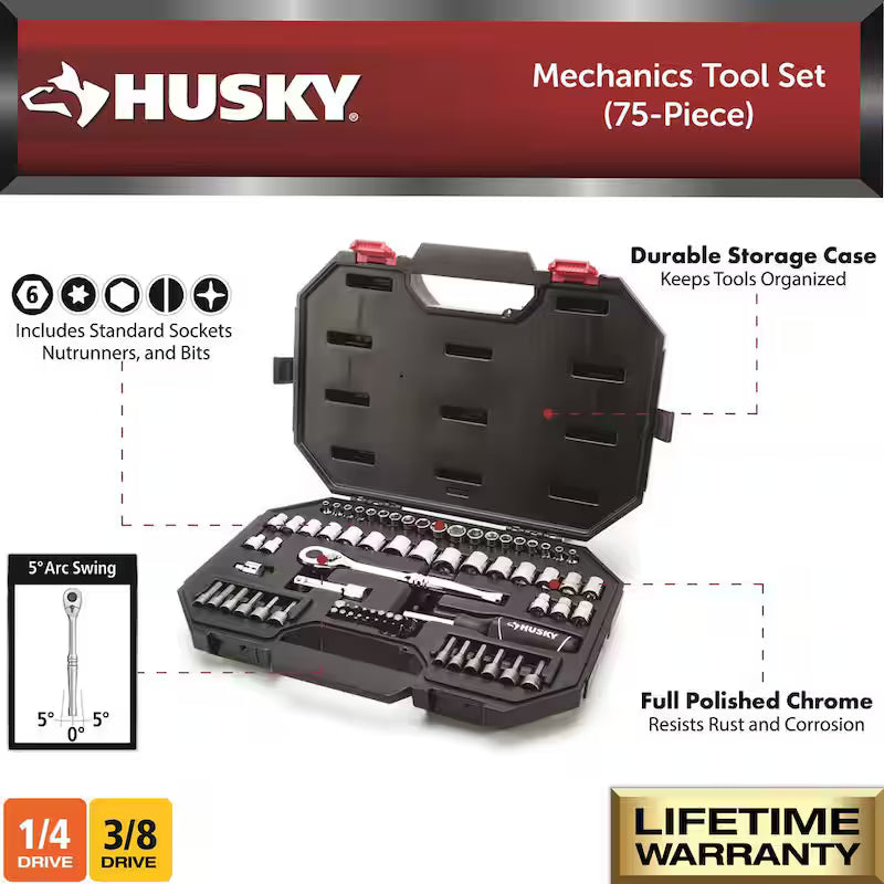 Mechanics Tool Set 75-Piece W316