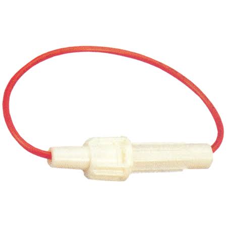 Glass Fuse Holder 14 Gauge pk25 S5880