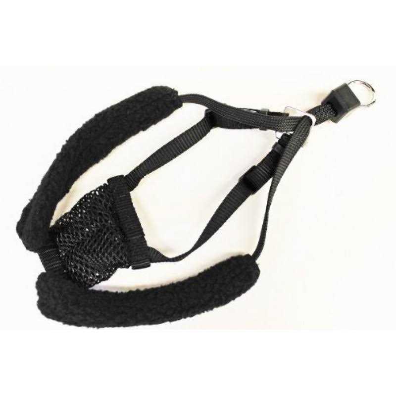 Medium Black Anti Pull Mesh Dog Harness K2850