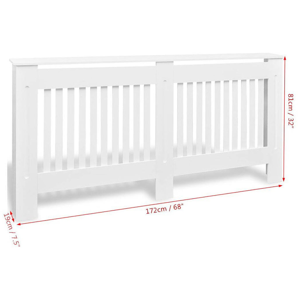 White MDF Radiator Cover E46753