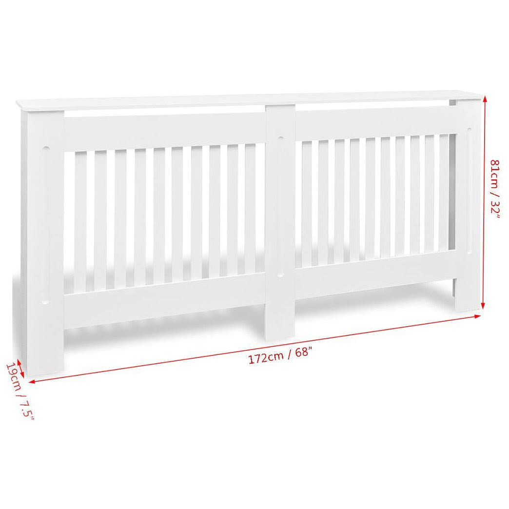 White MDF Radiator Cover E46753