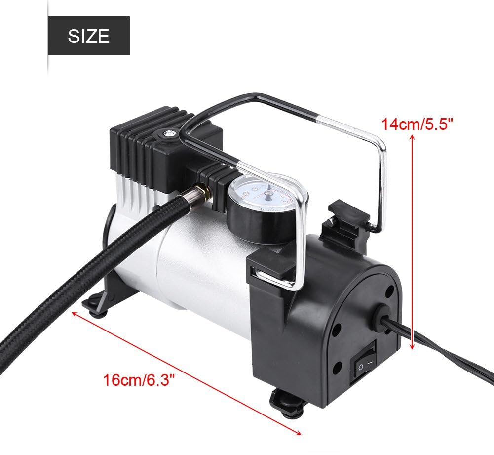 12V 100PSI Heavy Duty Tire Inflator with Gauge A394504