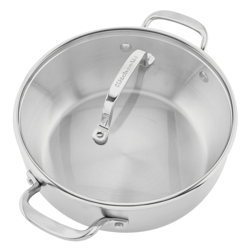 Stainless Steel 4qt Casserole with Lid C927194
