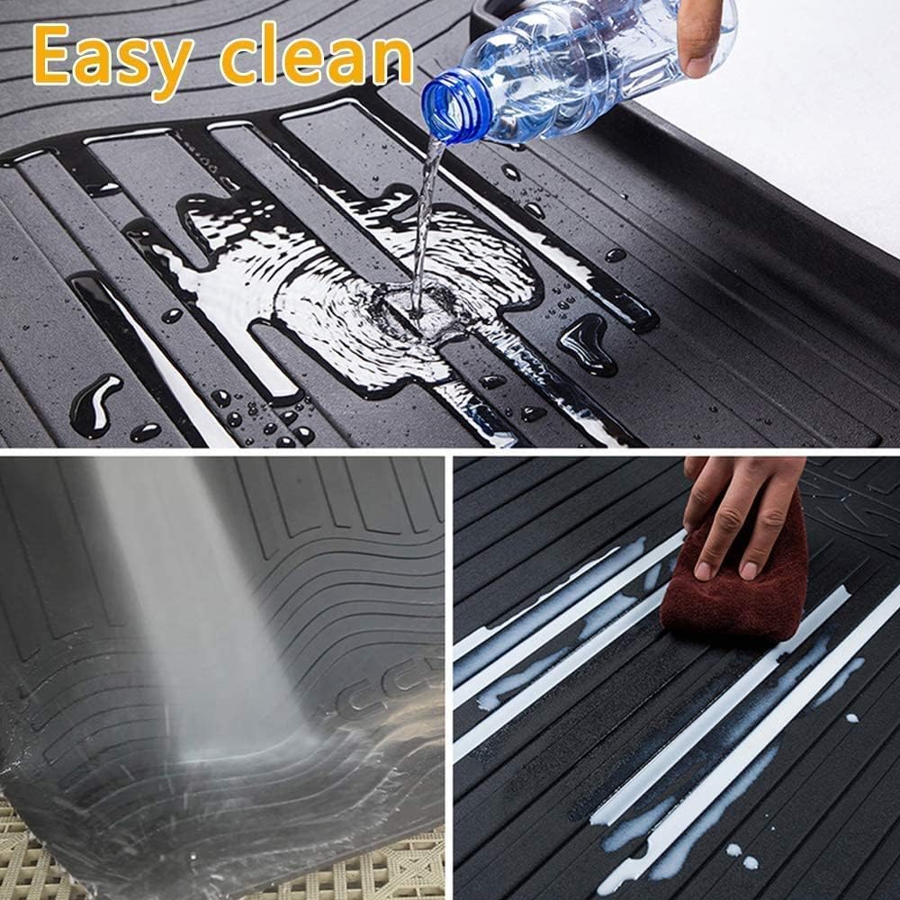 TPO Waterproof Rear Cargo Liner Tray Trunk Floor Mats E89508