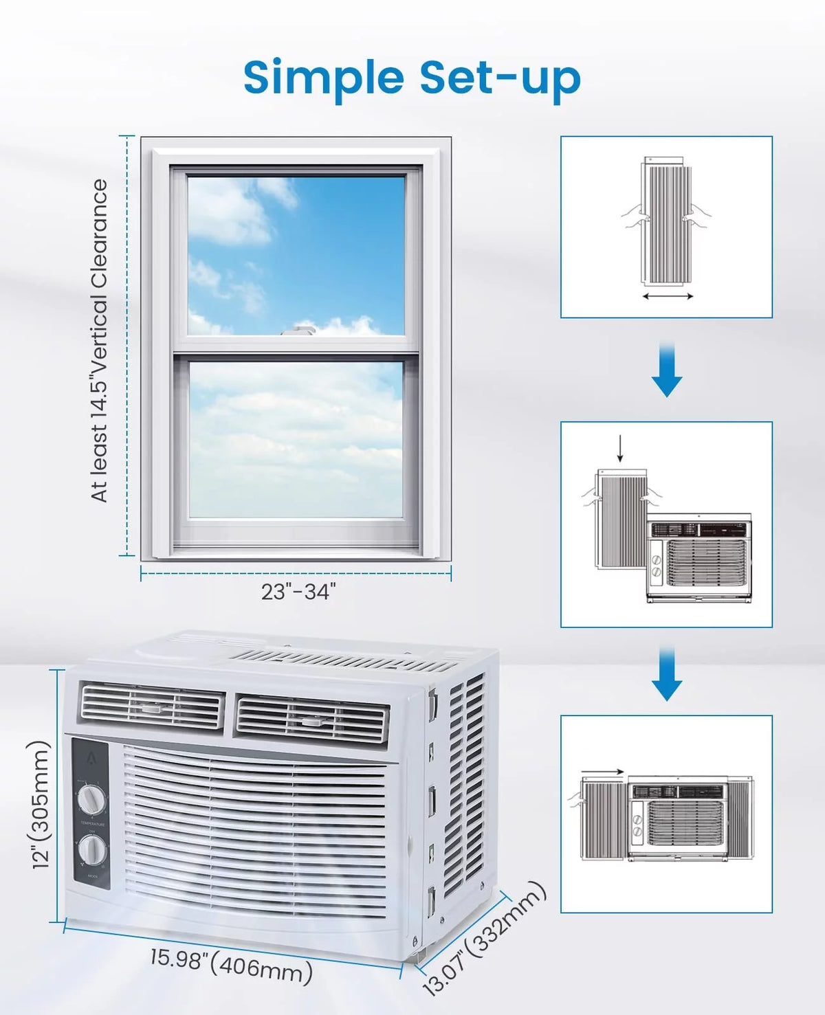 5000 BTU Window Air Conditioner B620544