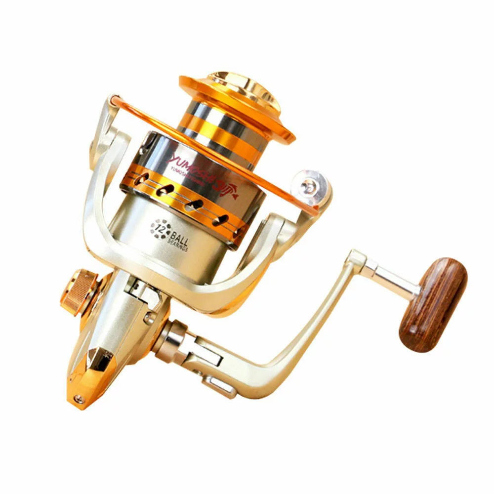 Spinning Fishing Reel 12BB Metal Spool A6582