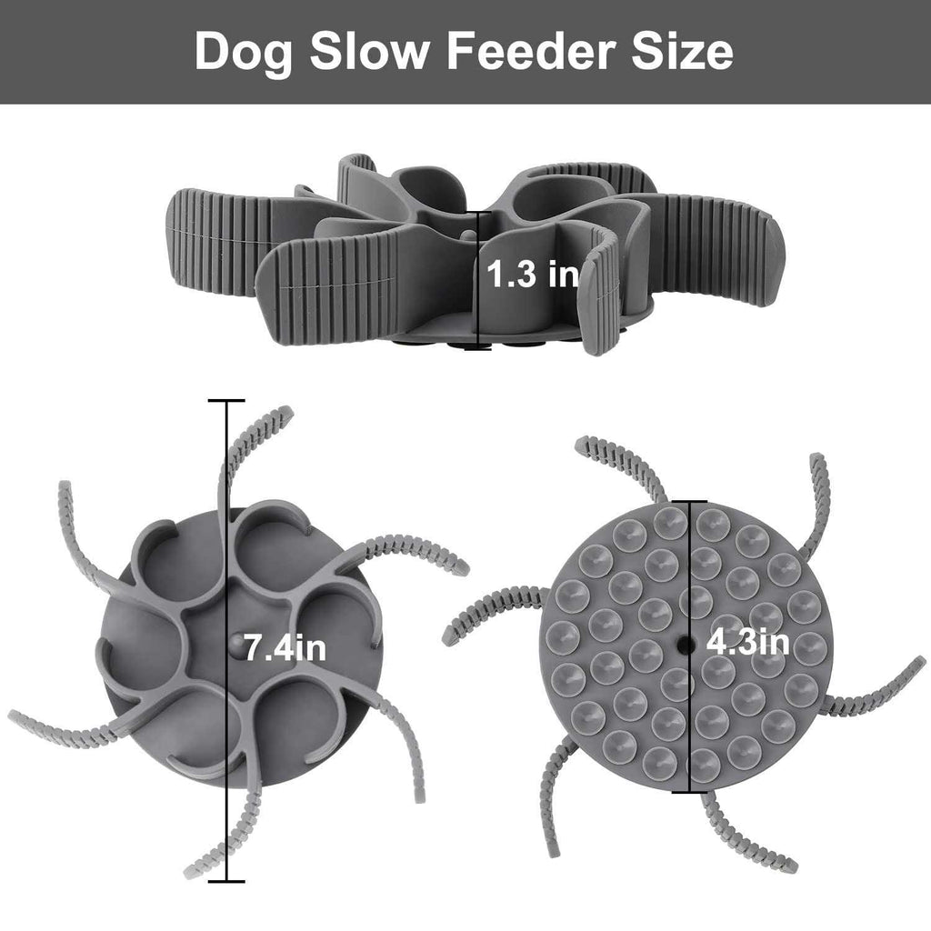 Silicone Spiral Slow Feeder Dog Bowl G44529