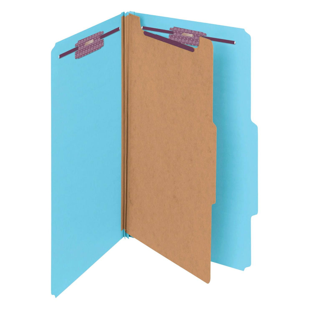 Blue Pressboard Classification Folders I931