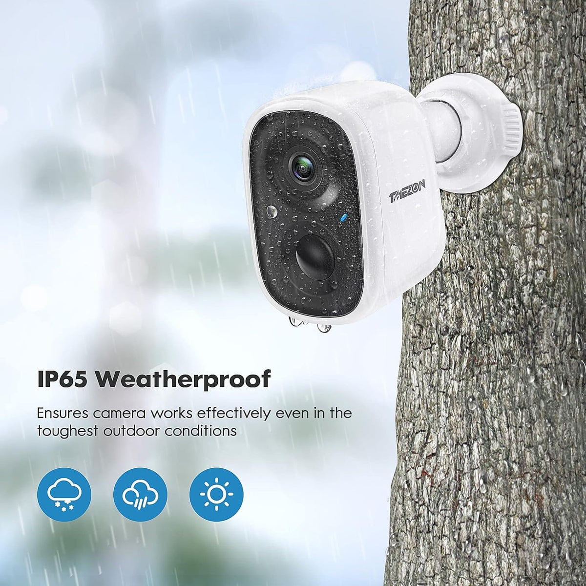 Wireless Battery Powered 1080p Security Camera I631172