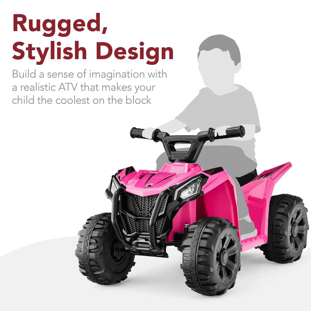 6V Kids Ride-On 4-Wheeler Quad ATV Car Black G113