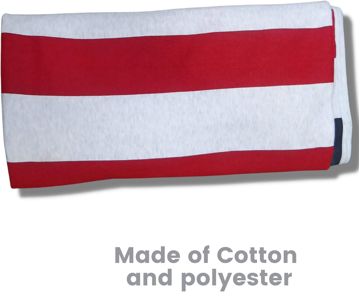 American Flag Red White and Blue Super Soft Lightweight Blanket 54 x 84 M60458