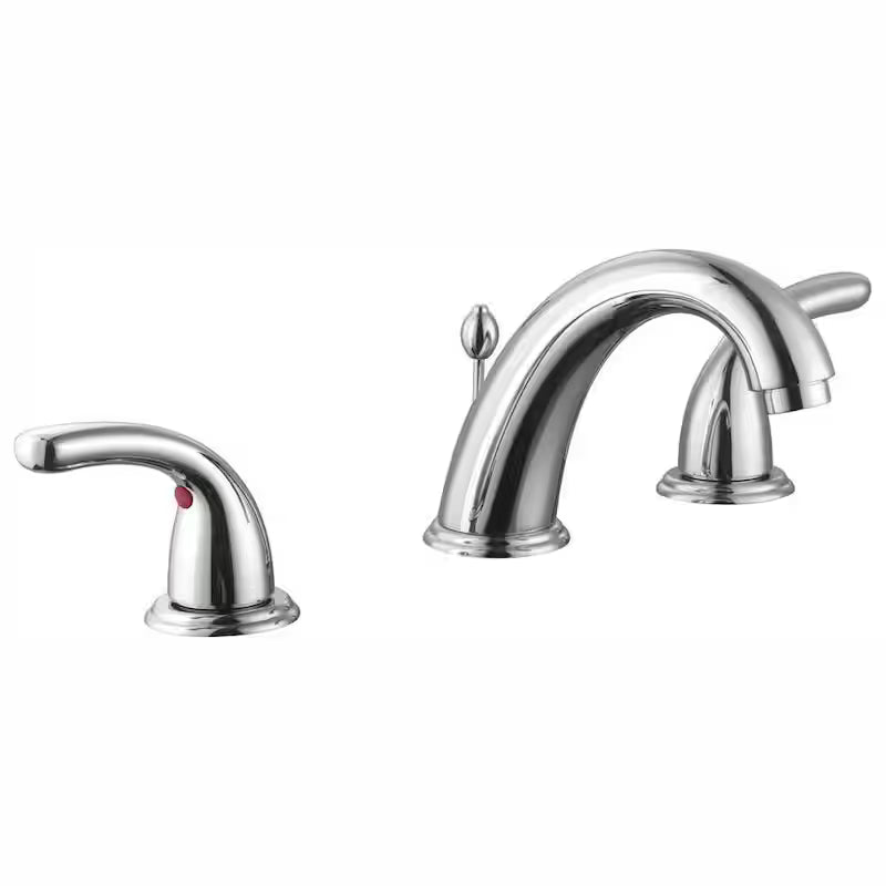 8 in. Widespread Double-Handle High-Arc Bathroom Faucet in Polished Chrome B8461