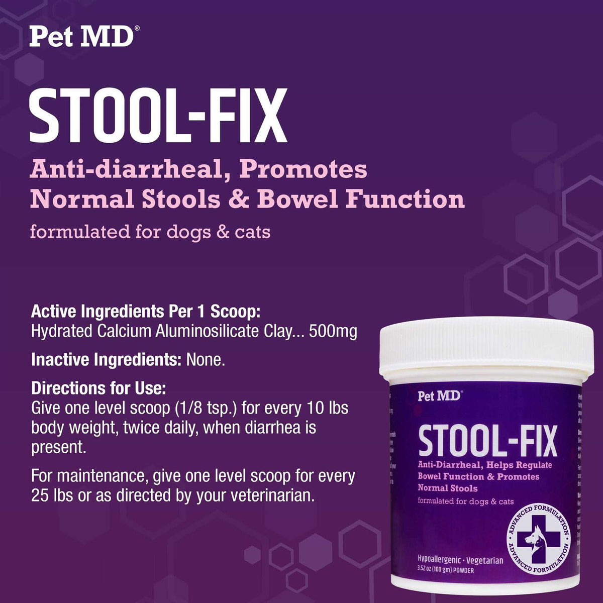 Pet Stool Fix for Dogs and Cats P43761