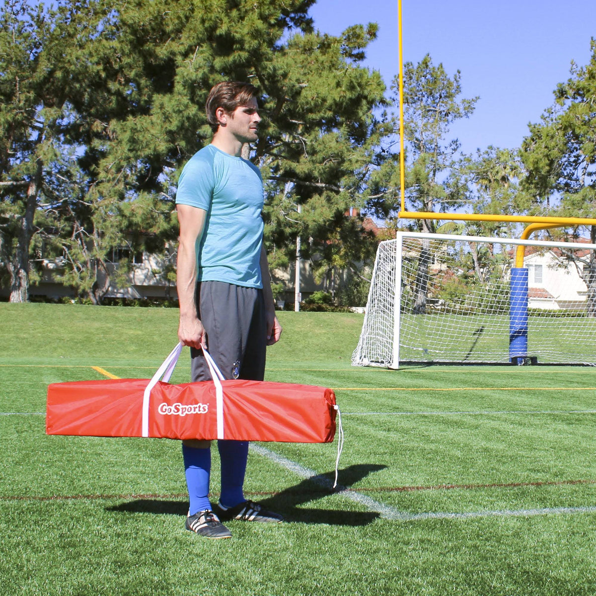 6 Ft Soccer Goal with Cones and Carrying Case D986