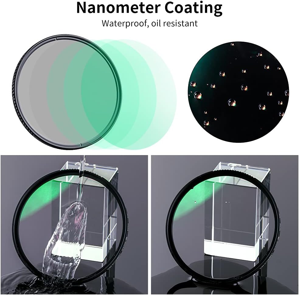 67mm Circular Polarizer & UV Protection Filter Kit (2 pcs) H697