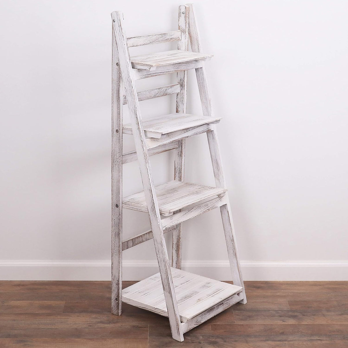 Wooden Ladder Bookshelf Y60343