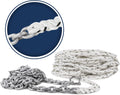 Nylon 3 Strand Anchor Rode with Galvanized Steel Chain and Stainless Steel Shackle M1167