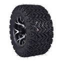 20x10-10 Golf Cart Turf Tire & Black Wheel Kit N416