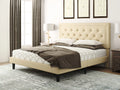 Queen Size Upholstered Platform Bed Frame U6542