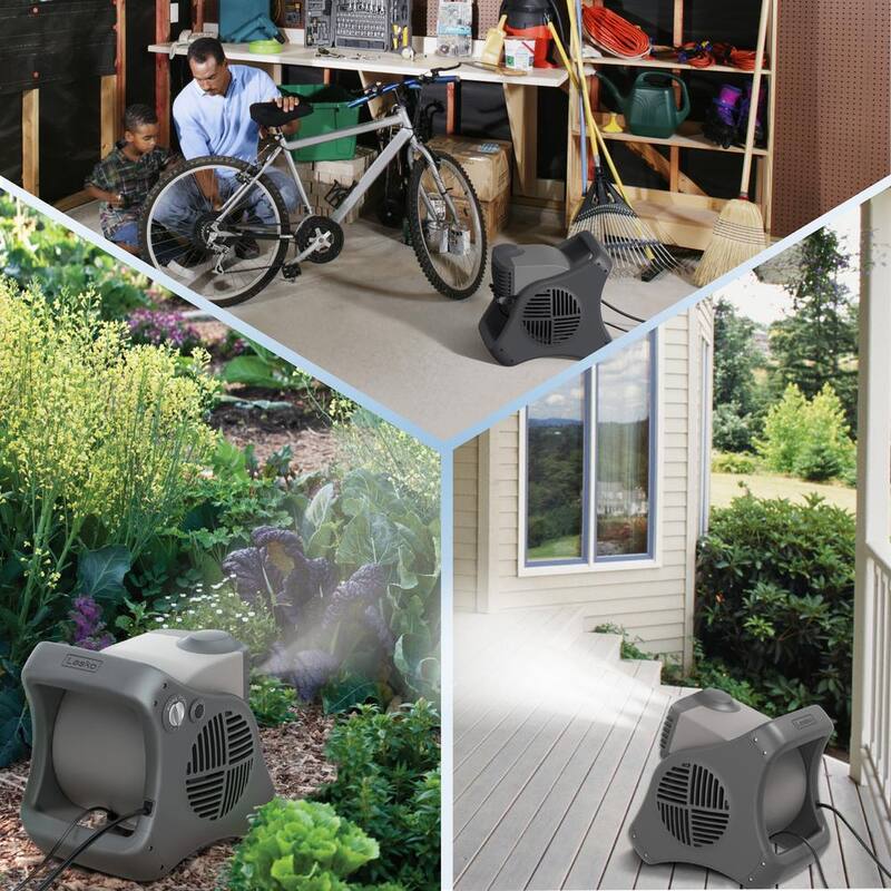 Tall Outdoor Misting Fan J4448