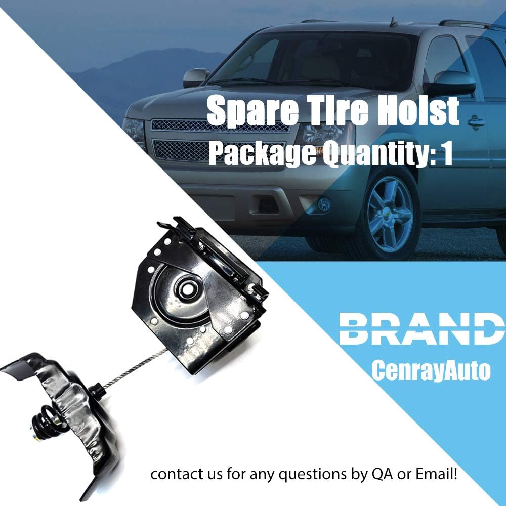 Spare Tire Hoist Winch Carrier Holder Replacement Pack of 2 Z7761
