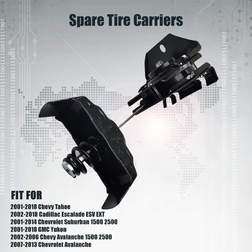 Spare Tire Hoist Winch Carrier Holder Replacement Pack of 2 Z7761