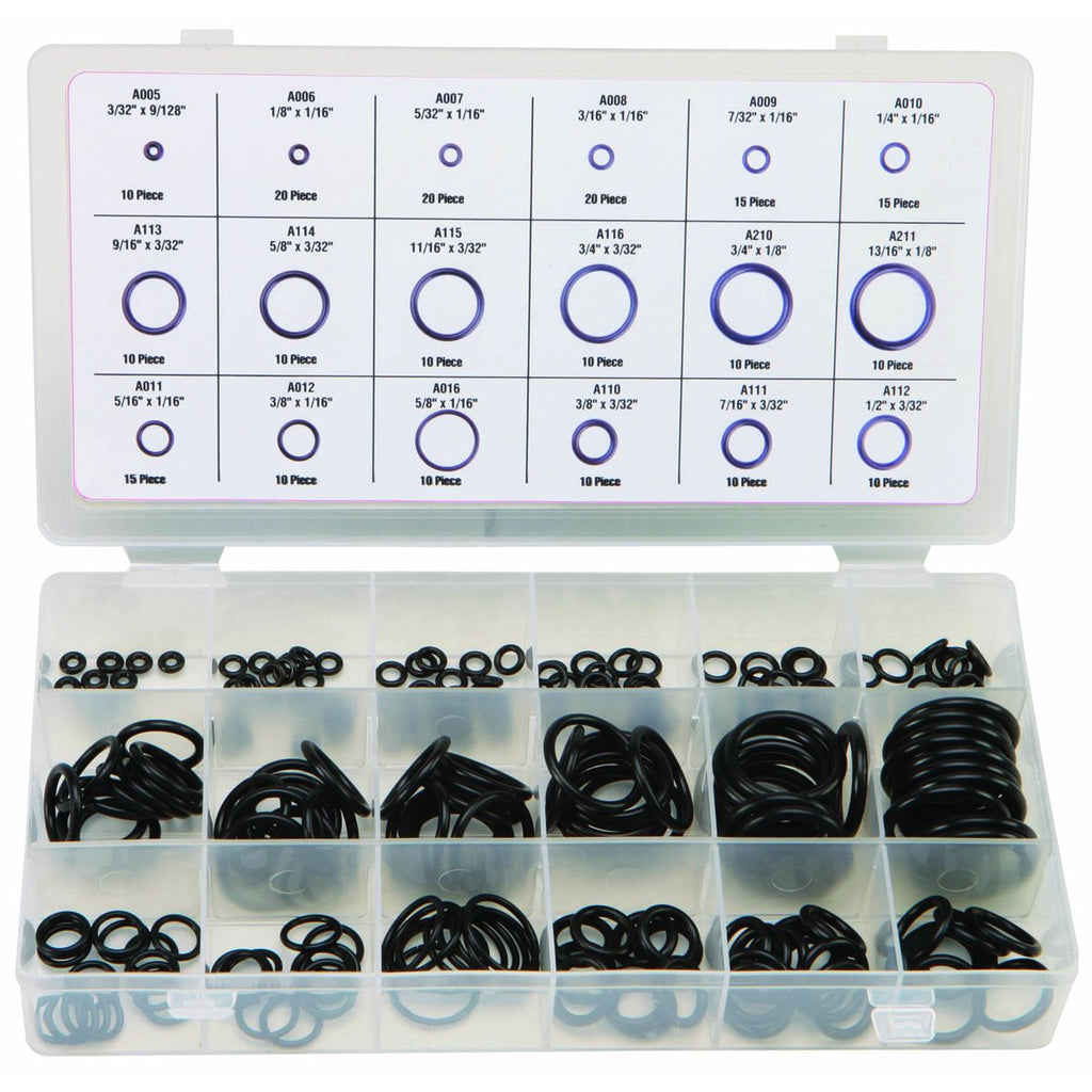 Nitrile O-Ring Assortment, 225 Piece B700013