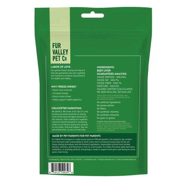 Beef Liver Freeze-Dried Dog & Cat Food Topper K705892