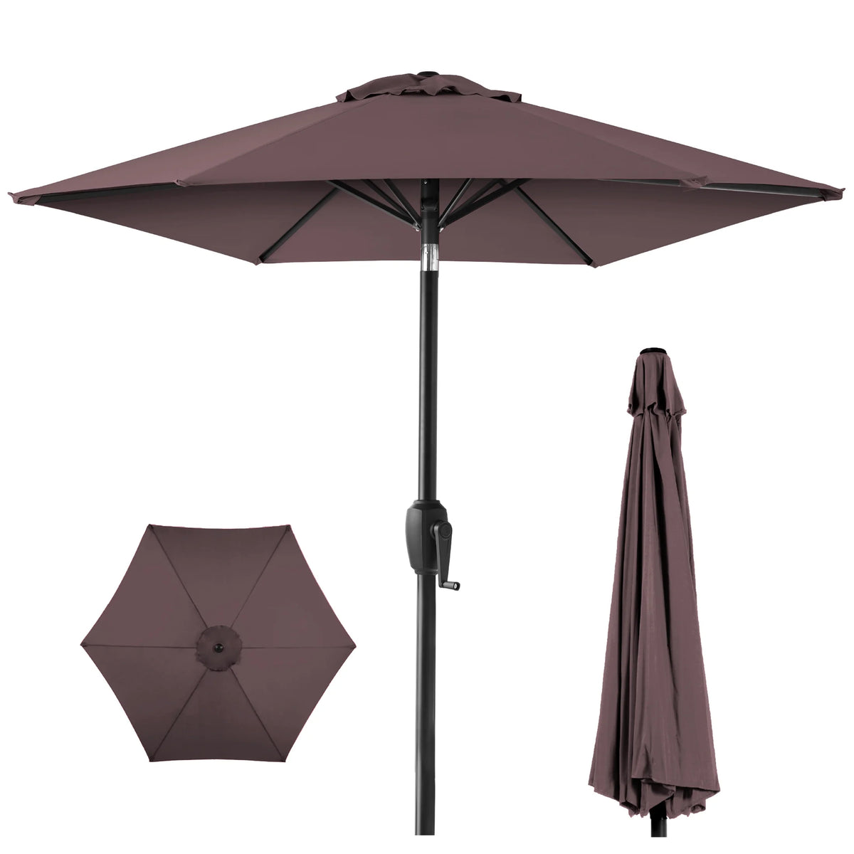 7.5ft Heavy-Duty Outdoor Patio Umbrella U15453
