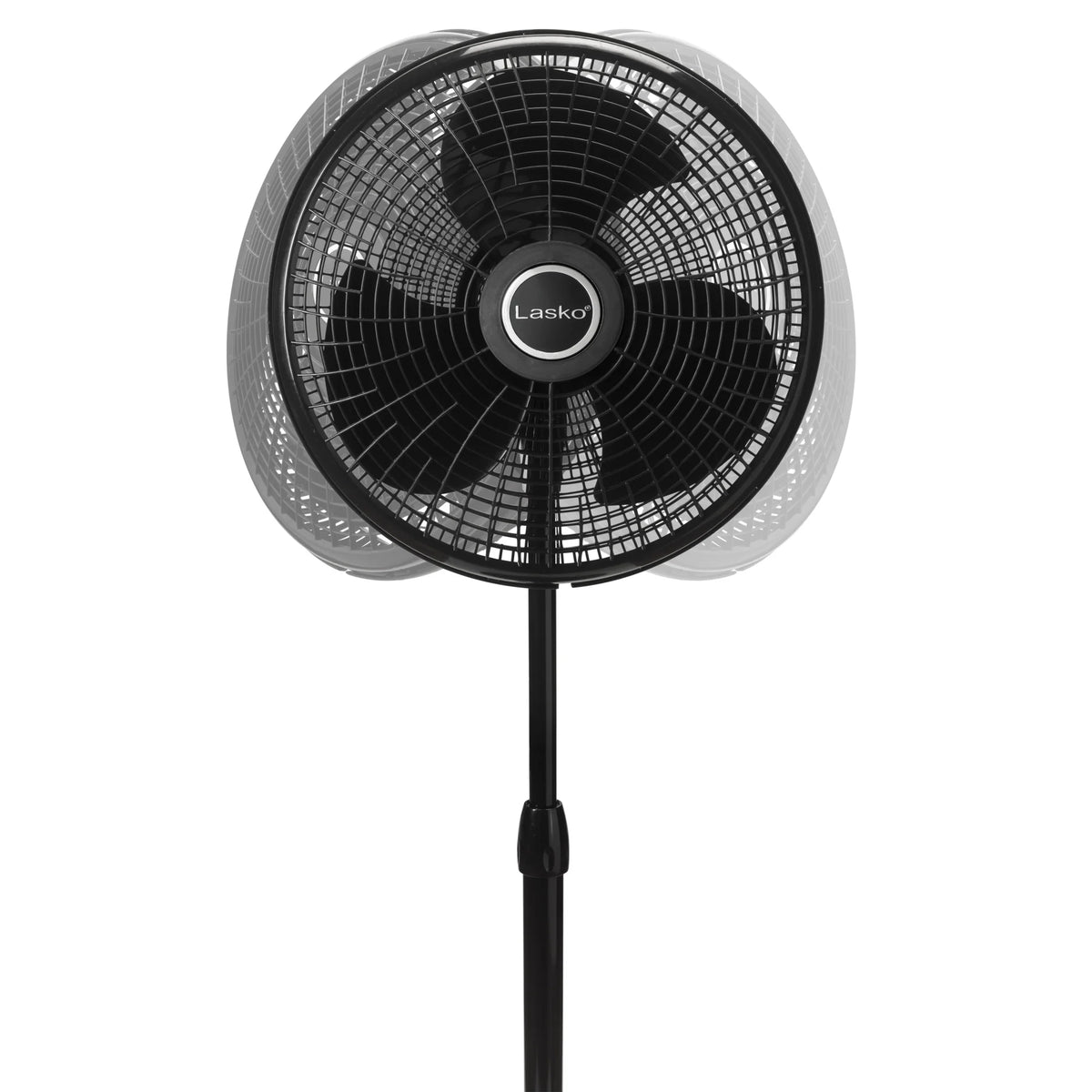16 Pedestal Fan, Adjustable Height, 3 Speeds, Black E3174