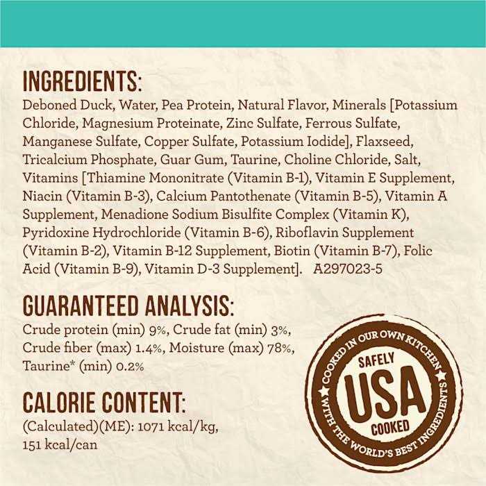 Limited Ingredient Grain Free Duck Pate Canned Cat Food U5061