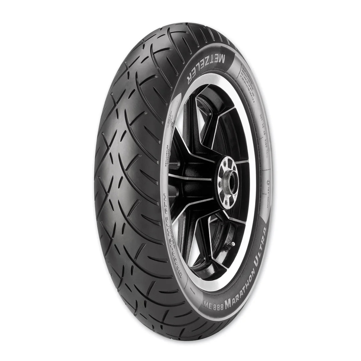 Front Motorcycle Tire 120/70B-21 Black Wall D6124