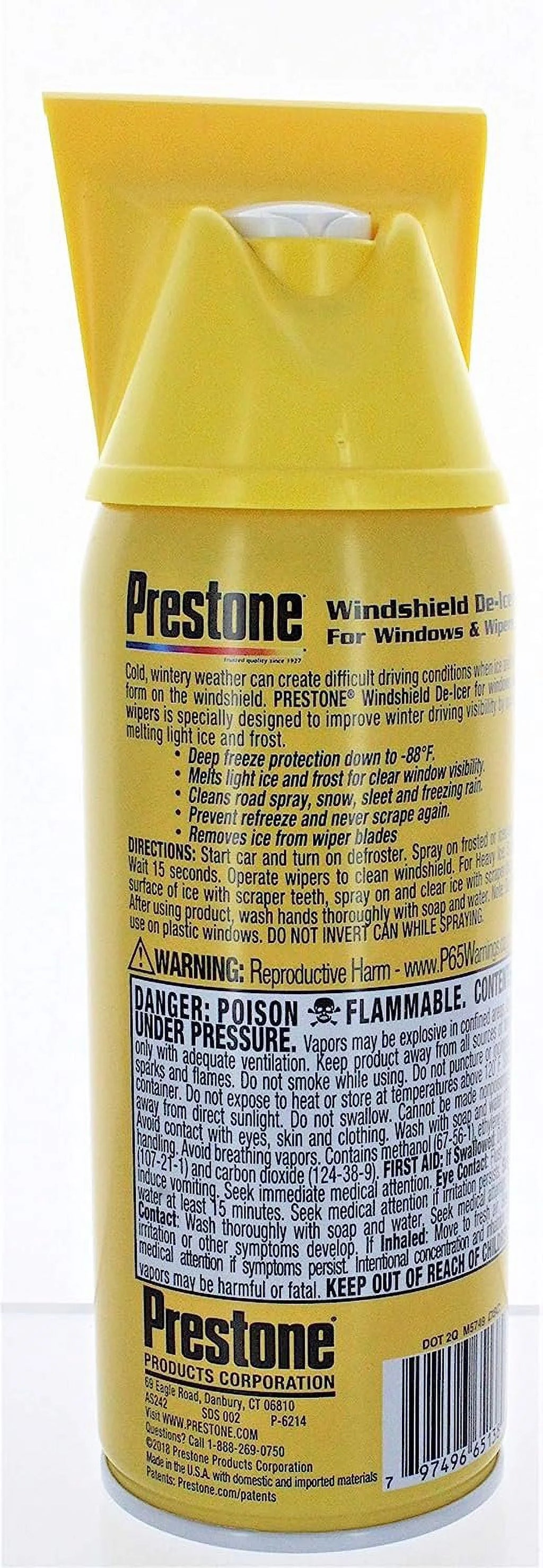 11 oz Aerosol Windshield De-Icer 2 Pack O94885