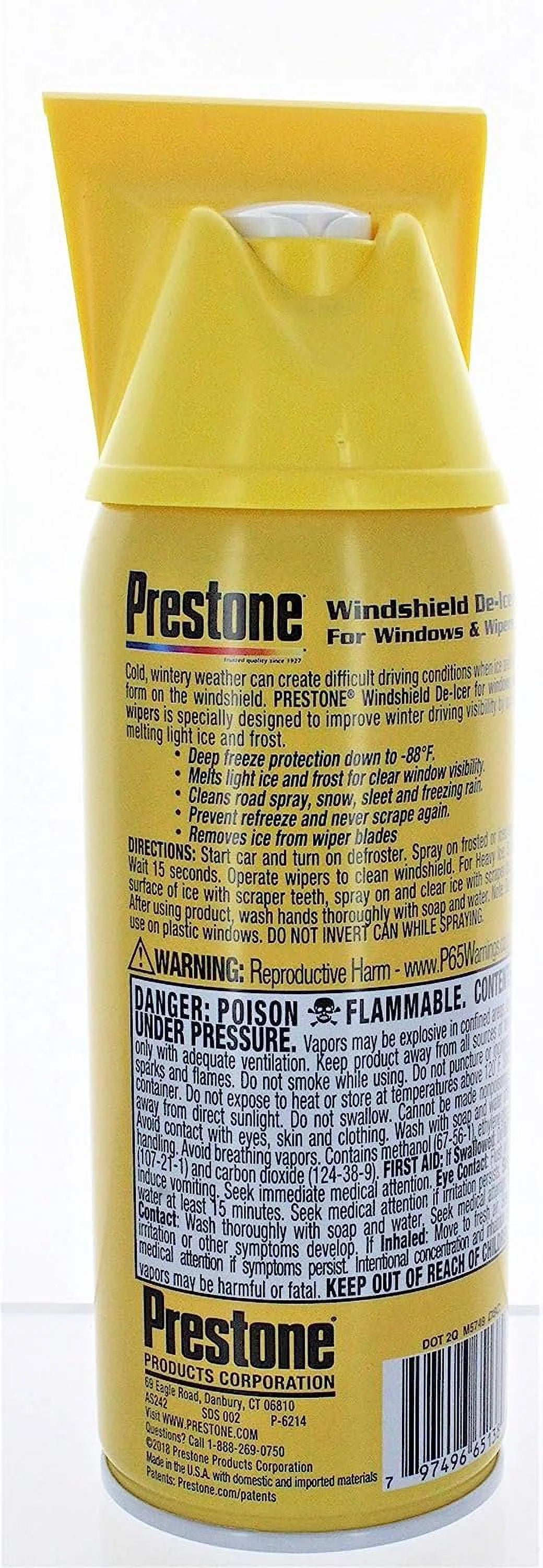 11 oz Aerosol Windshield De-Icer 2 Pack O94885