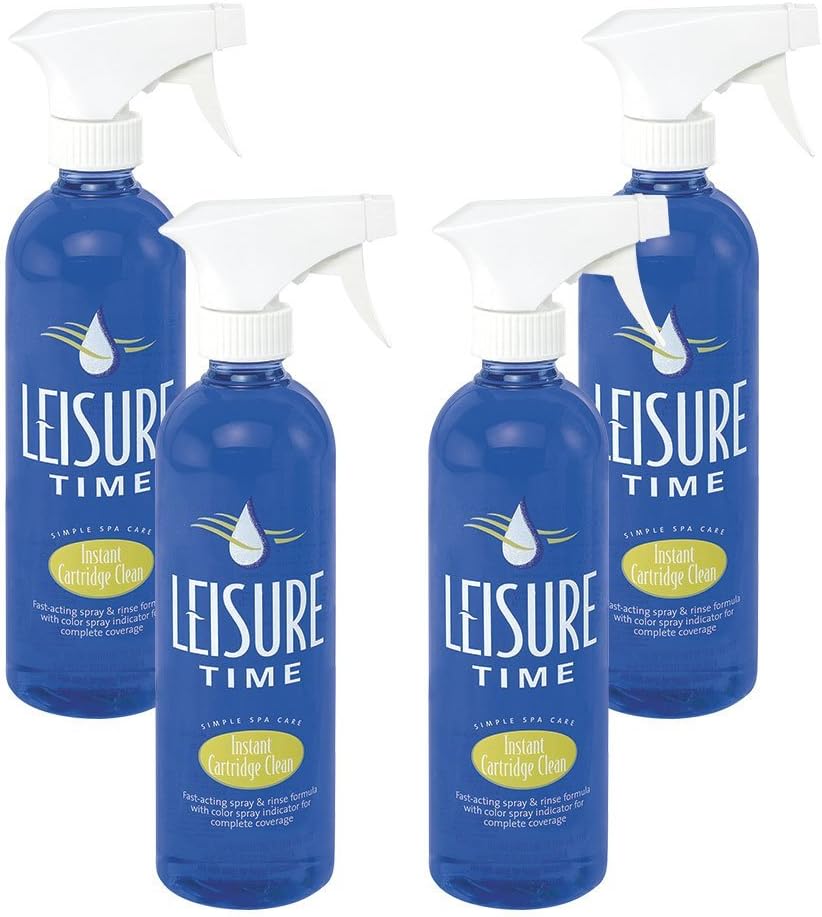 Instant Cartridge Cleaner for Spas and Hot Tubs, 1-Pint, 4-Pack G301163