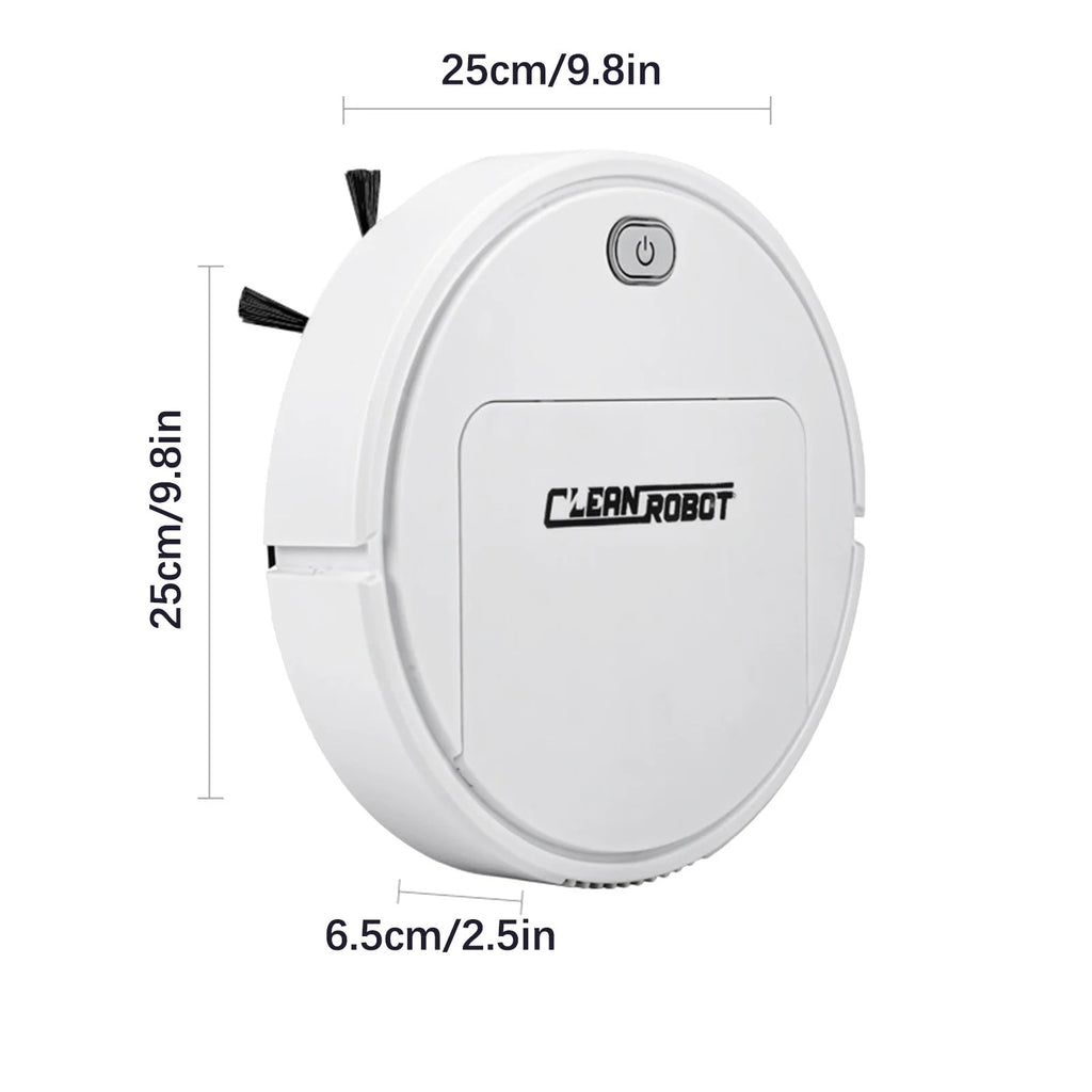 3 In 1 Robotic Cleaner with Dustbin and Brush J2459