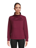 Mock Neck Long Sleeve Pullover Top V8321