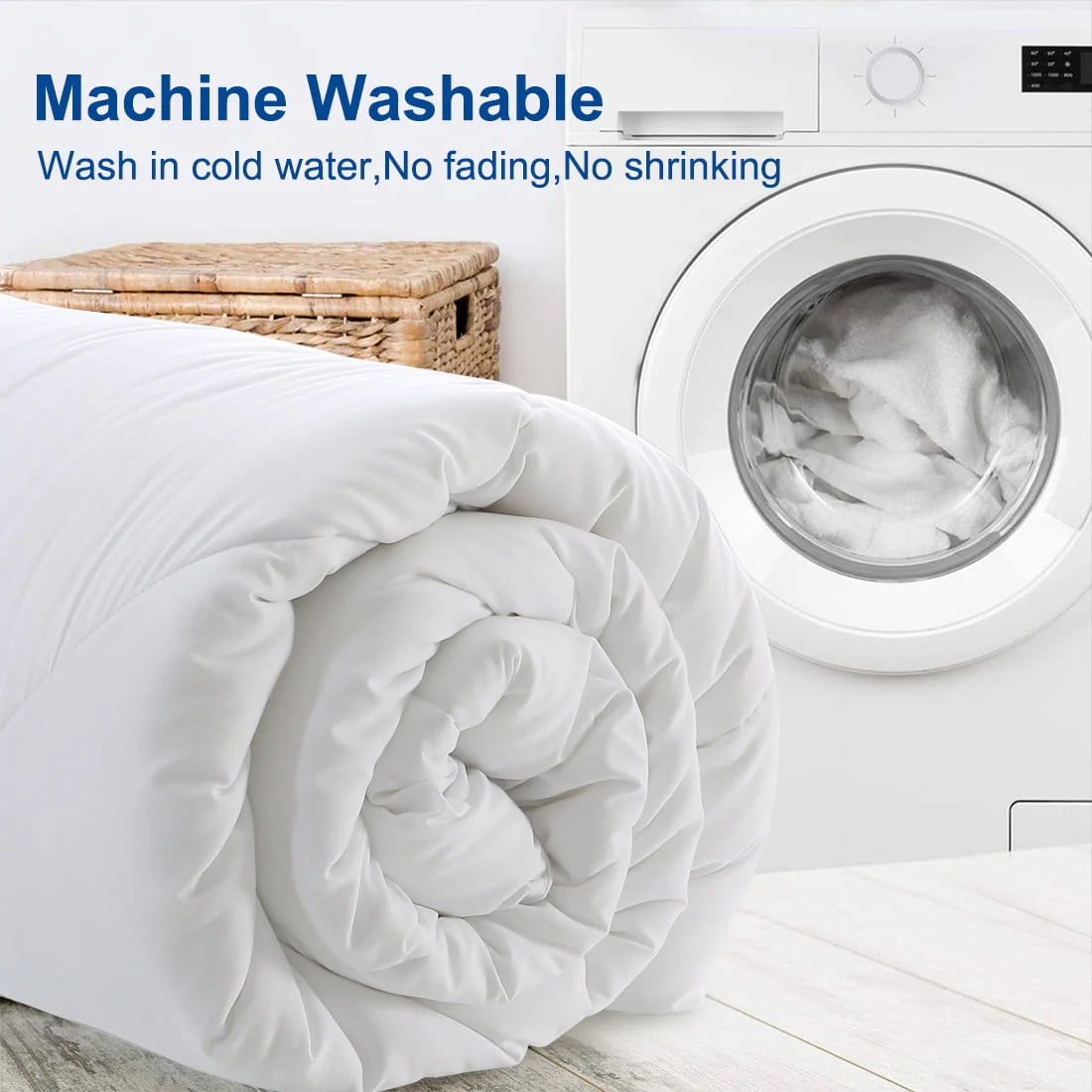Queen White Down Alternative Comforter P8356