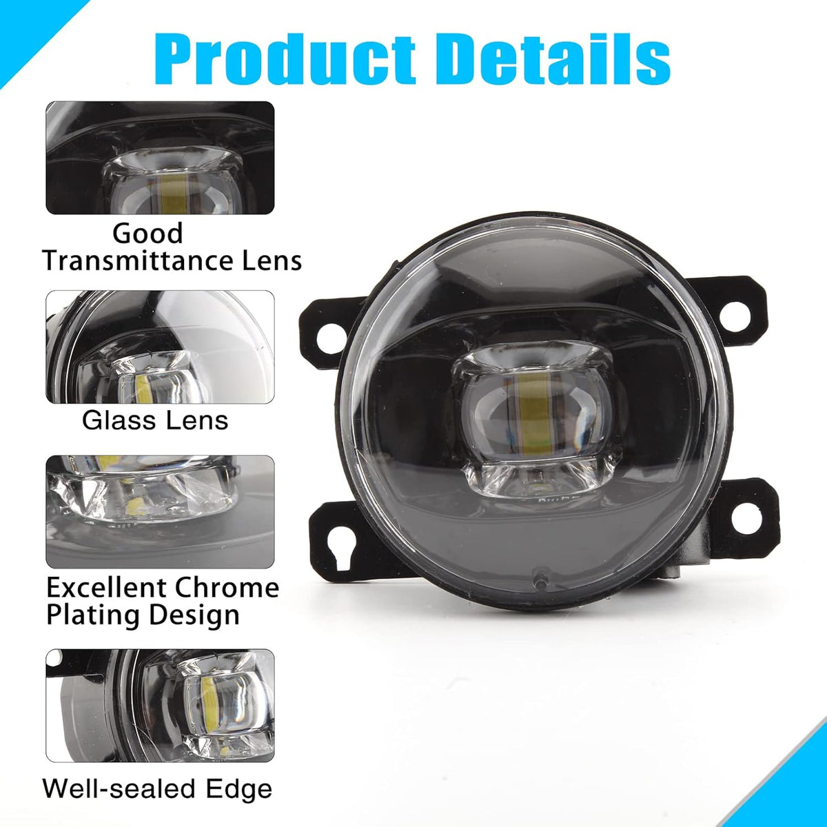 LED Driving Fog Light H11 Plug Clear Lens K76047