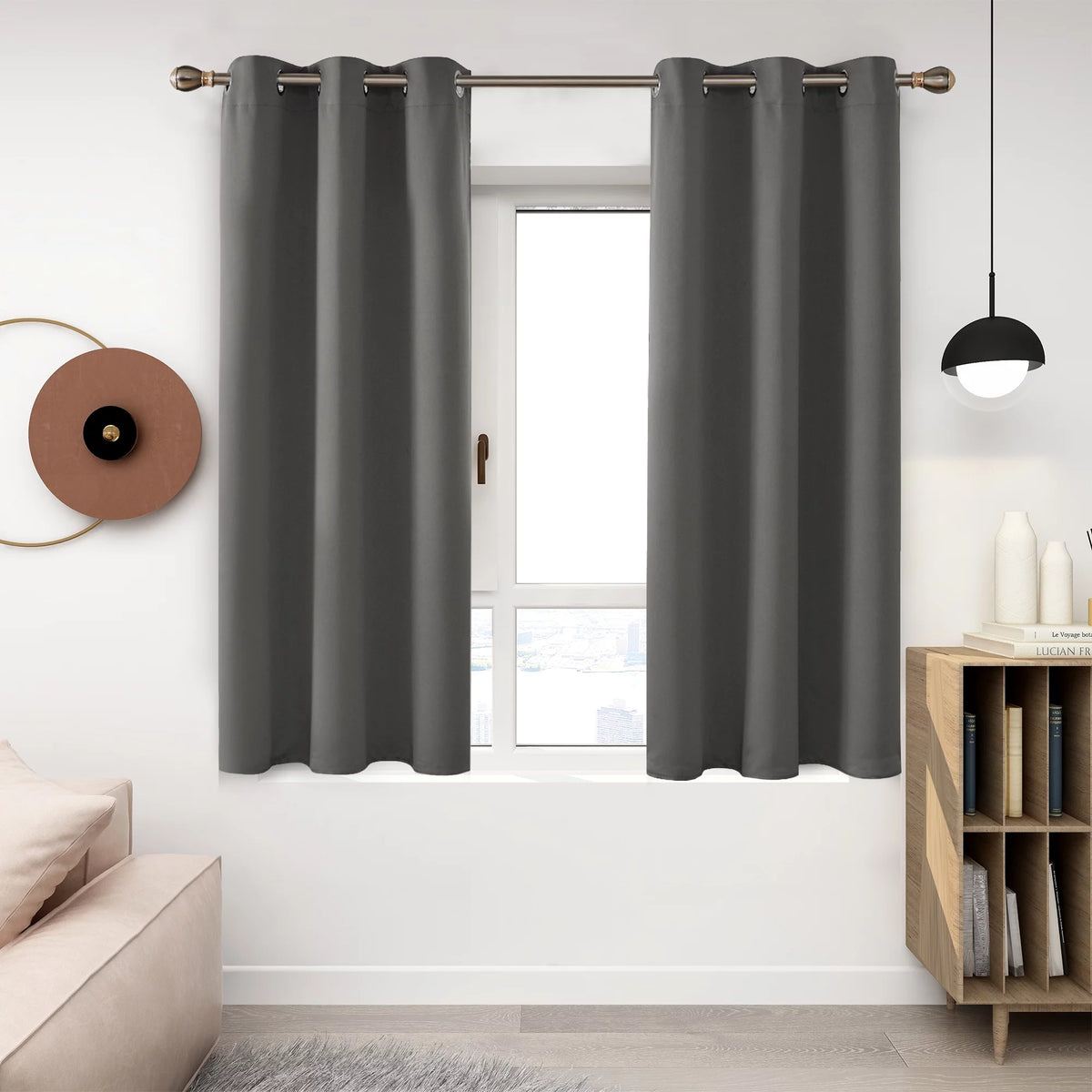 Blackout Curtains 2 Panels Q5216