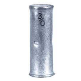 6 Gauge Tin Plated Copper Butt Splice, 50 Pcs C3847