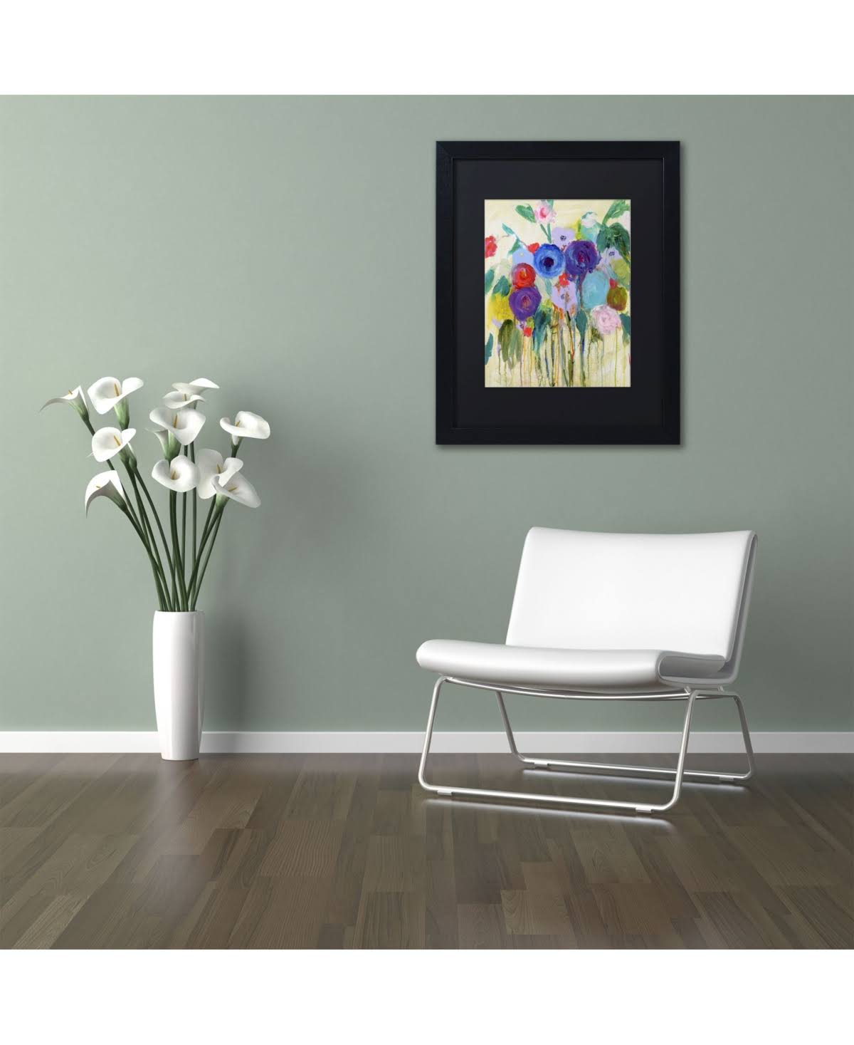 Black Matte Black Frame 16x20-Inch Art Print B25158