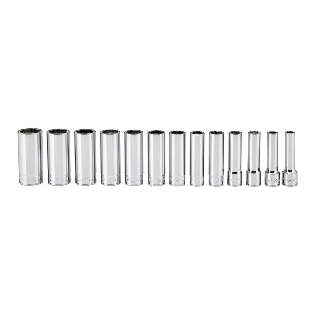 1/2 in. Drive SAE Deep Socket Set, 13-Piece X4722