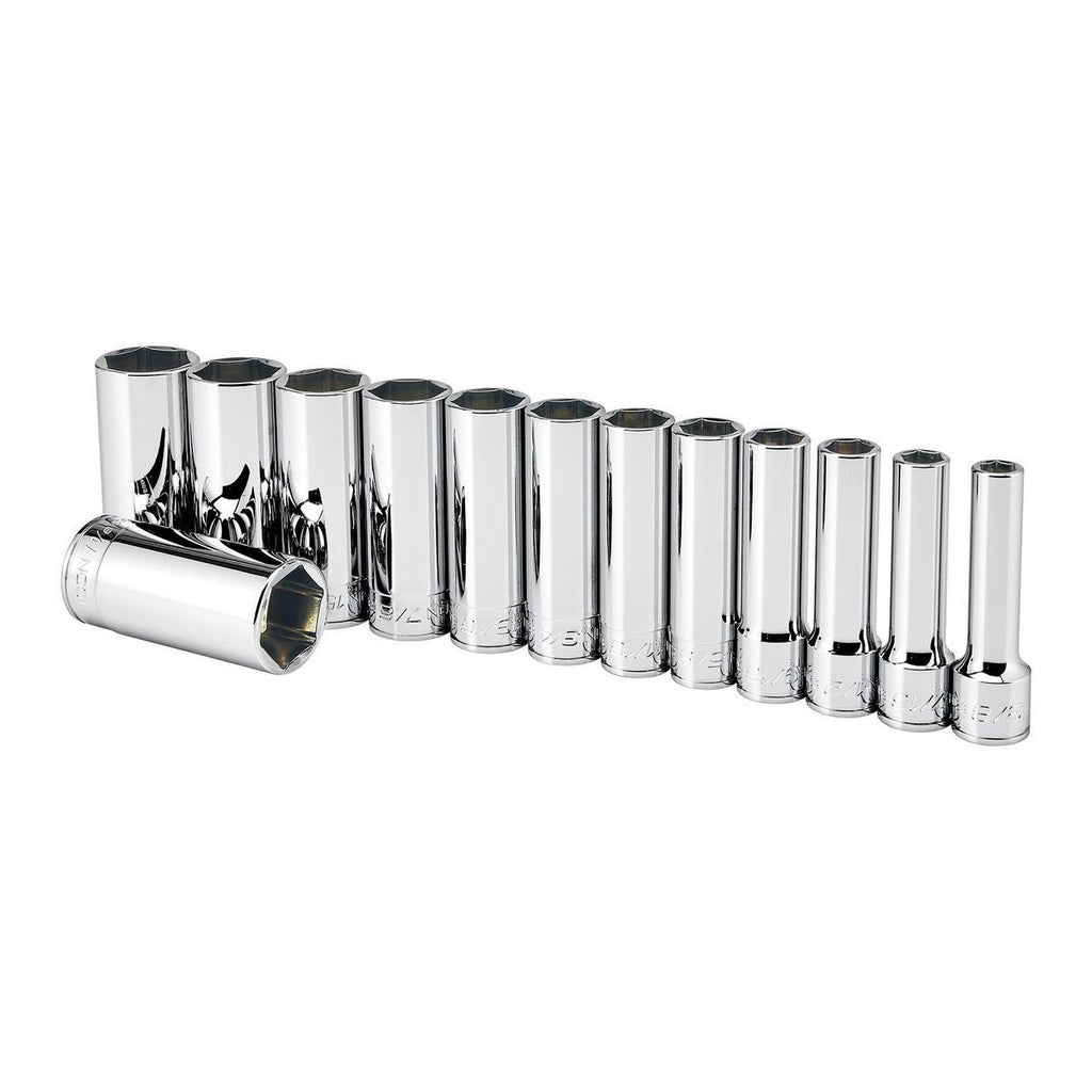 1/2 in. Drive SAE Deep Socket Set, 13-Piece X4722