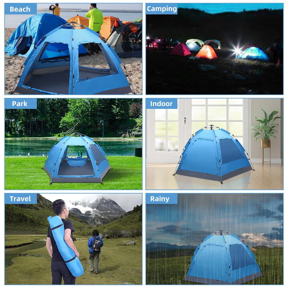 Automatic Waterproof Camping Tent for 3-4 Person P45837